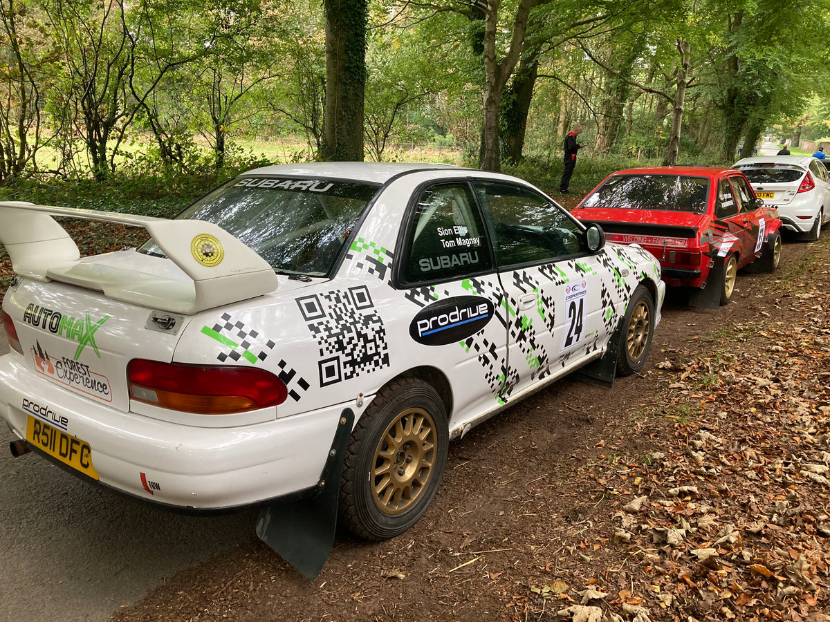 Proact Rally Prodrive Subaru Impreza on Rally Revival with Sion Ellis & Tom Magnay ...