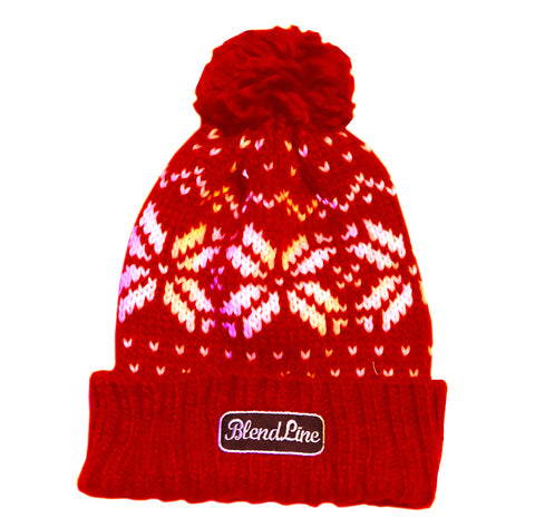 Monte Carlo Bobble Hat [red]