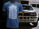 Leave The Pavement Rally T-Shirt [white on dark heather]