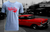 Classic Road Trip T-Shirt [red on graphite grey]